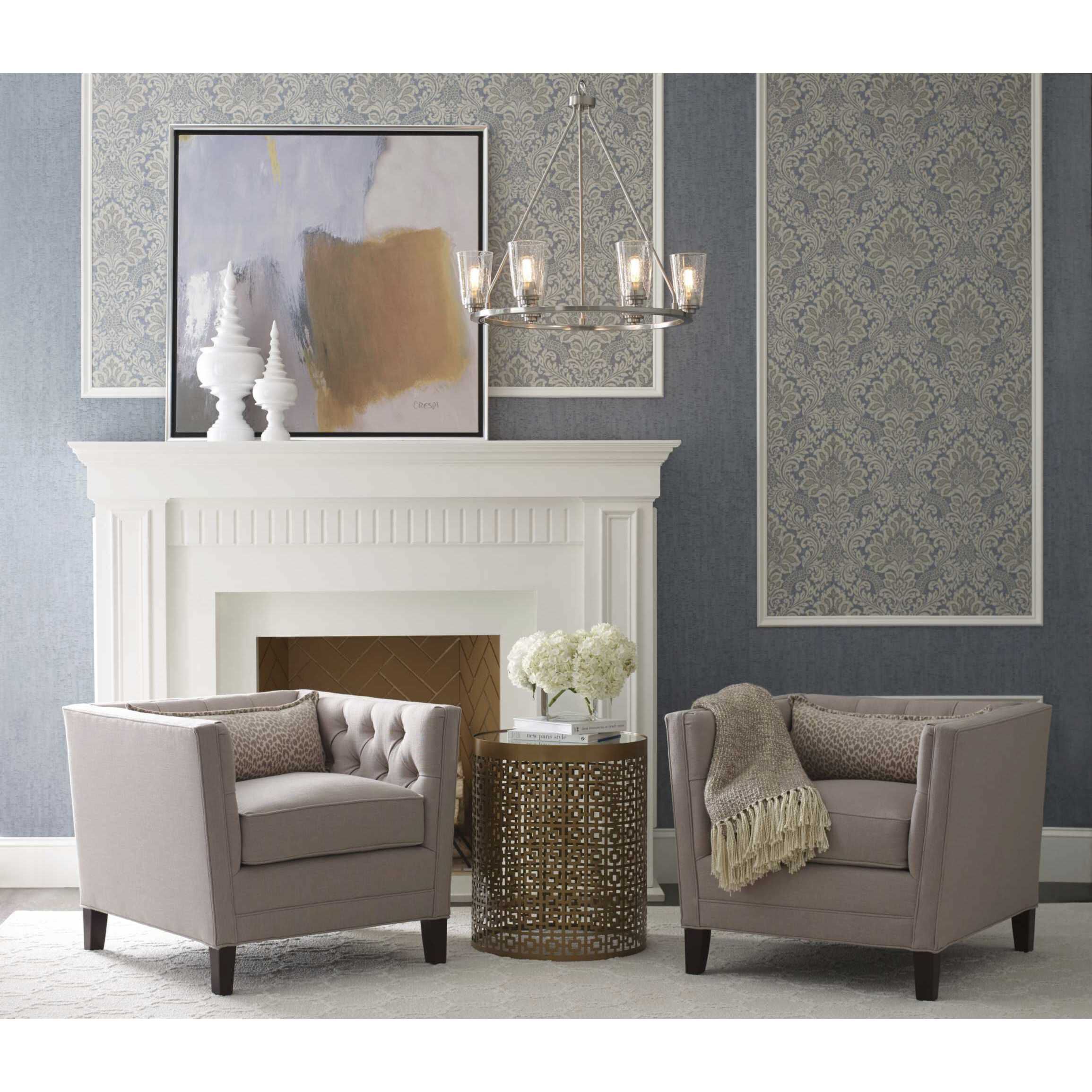 Debut Unfinished 4.25 inch Chandelier Shade, Design Series